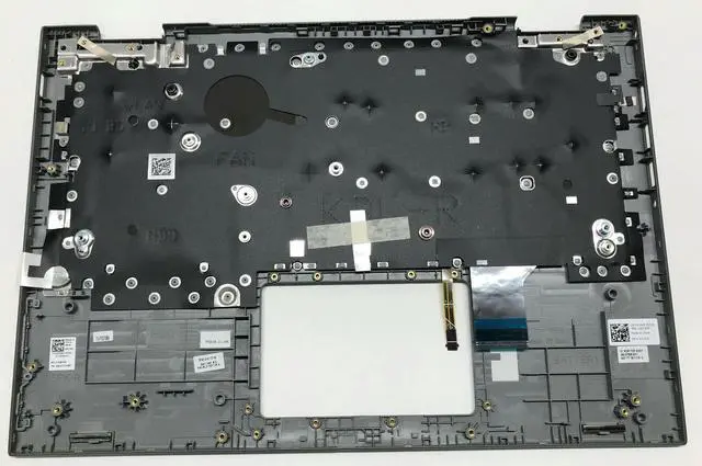 Alt view image 2 of 5 - French English Dell OEM Inspiron 5379 Palmrest Keyboard Laptop Keyboard 5RXMC