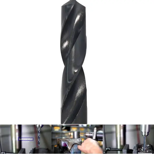 Alt view image 4 of 11 - Drill America DWDRSD11-16 .69 in. .5 in. Reduced Shank HSS Silver and Deming Drill Bit, Qualtech