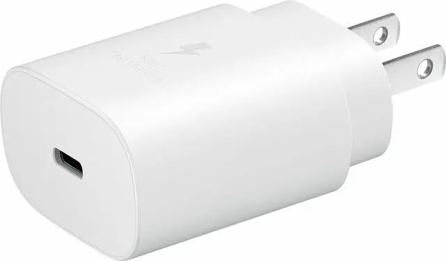 Main image of Samsung - 25W Super Fast Charging Wall Charger USB-C - White
