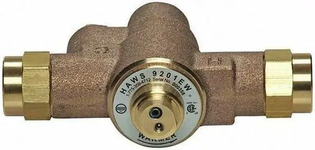Alt view image 2 of 12 - HAWS 9201EW Scald Protection Valve Kit,5" L,Brass