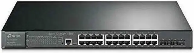 Main image of TP-LINK USA CORPORATION TL-SG3428XMP JETSTEAM 24-PORT GIGABIT AND 4-PORT 10GE