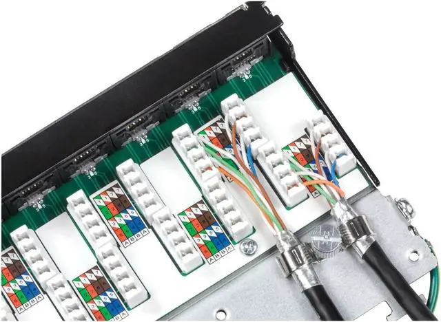 Alt view image 6 of 9 - TRENDnet TC-P12C6AS 12-Port Cat6A Shielded Wall Mount Patch Panel