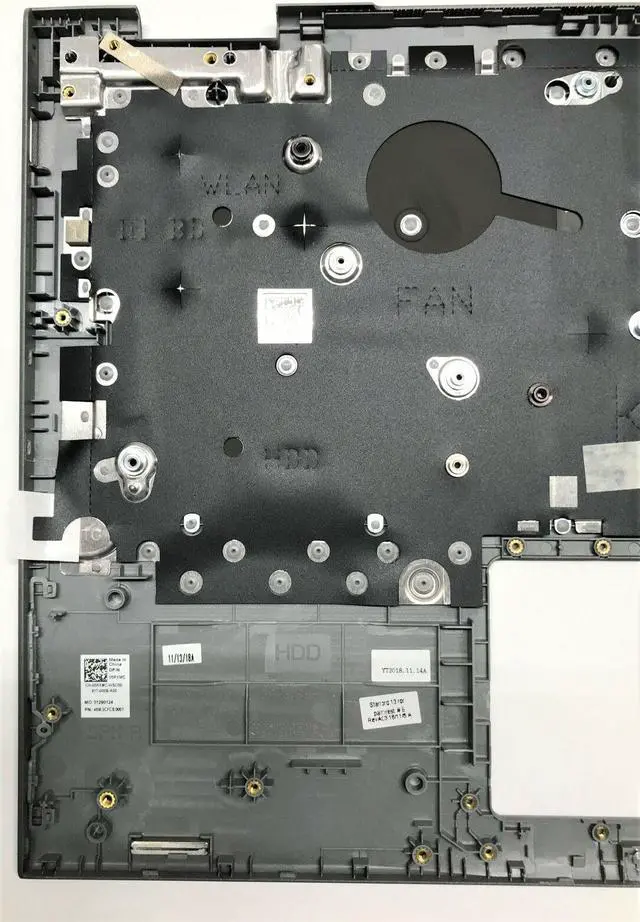 Alt view image 4 of 5 - French English Dell OEM Inspiron 5379 Palmrest Keyboard Laptop Keyboard 5RXMC
