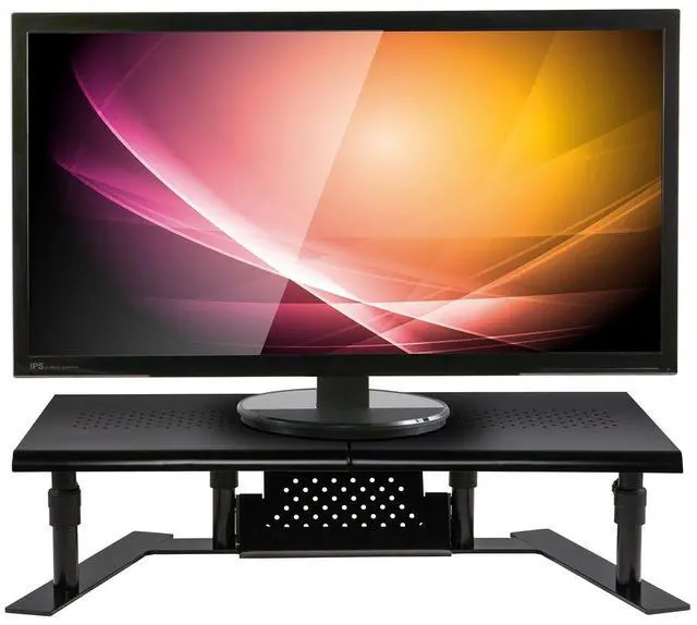 Alt view image 6 of 8 - Allsop 31883 Metal Art ErgoTwin Dual Monitor Stand