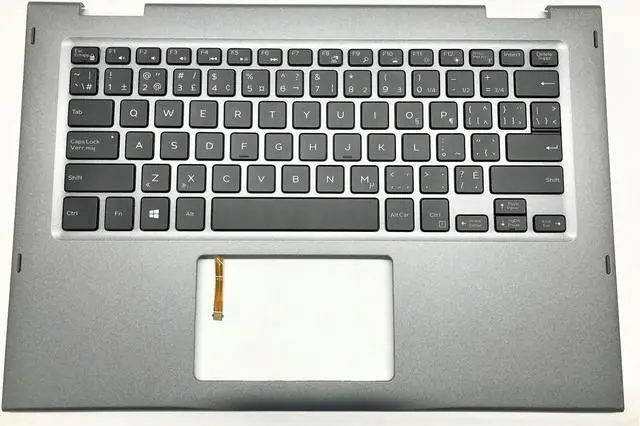 Alt view image 3 of 5 - French English Dell OEM Inspiron 5379 Palmrest Keyboard Laptop Keyboard 5RXMC