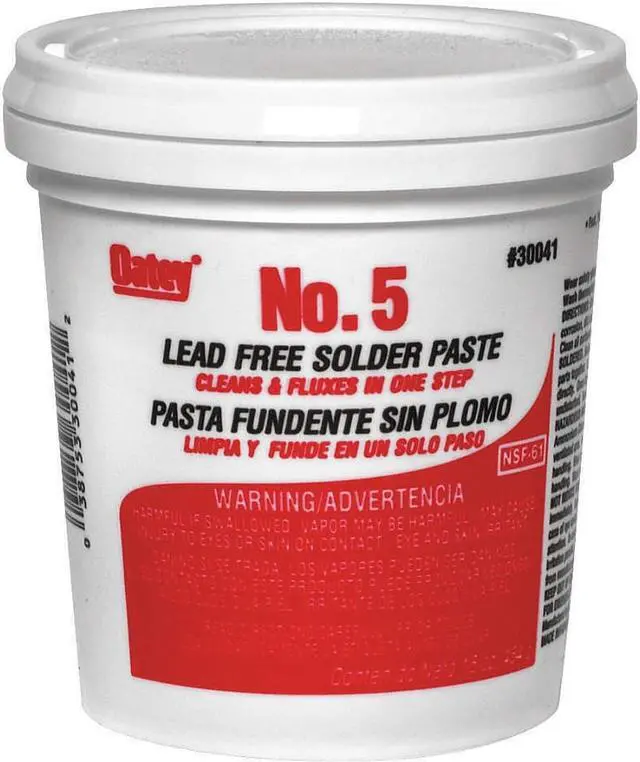 Alt view image 3 of 4 - OATEY 30041 Paste Flux,Solder,Jar,16 oz.