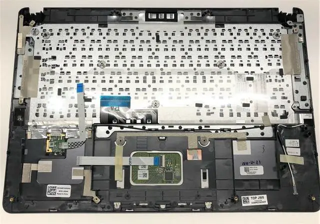 Alt view image 3 of 9 - NEW 763RY Dell Vostro 5480 Keyboard Palmrest Bezel Assy Portuguese Layout DXFPK