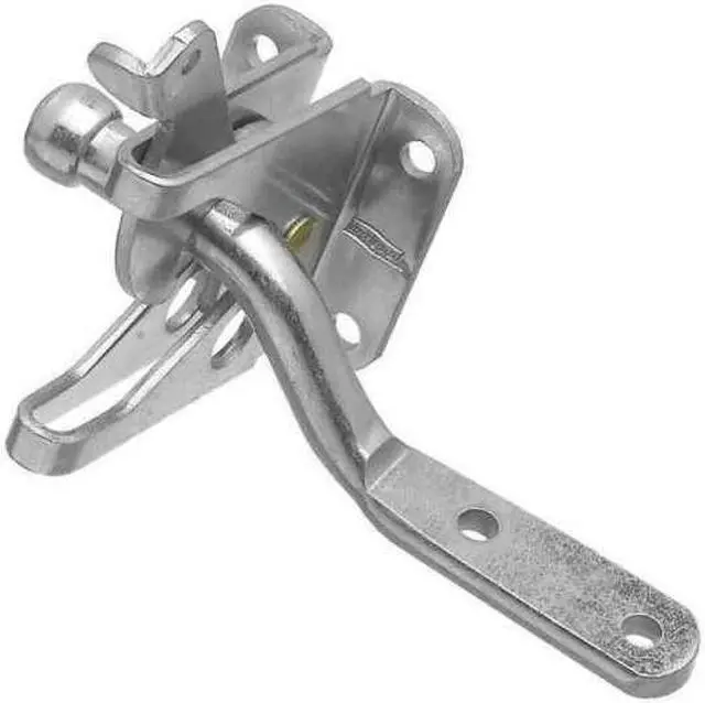 Main image of 5 Pk Steel Zinc Plated Automatic Barn Door Gate Latch N101162