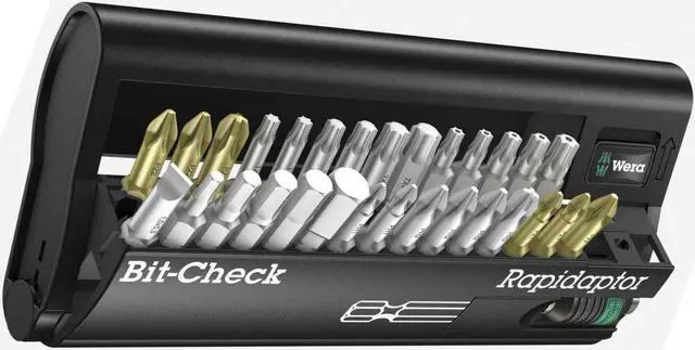 Alt view image 3 of 14 - Wera Hex/Torx Bit Set,Pieces 29  05056440001