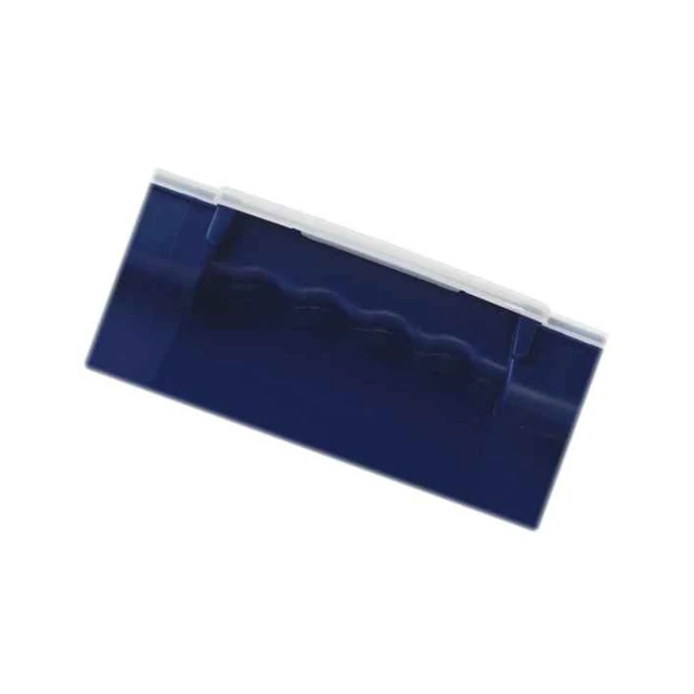 Alt view image 8 of 11 - Storex Industries Corporation 61554U01C Plastic File Tote Storage Box, Letter/Legal, Snap-On Lid, Blue/Clear