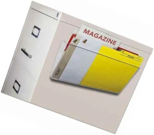 Alt view image 5 of 5 - Storex Industries 70325U06C Unbreakable Magnetic Wall File, Letter & Legal - Clear