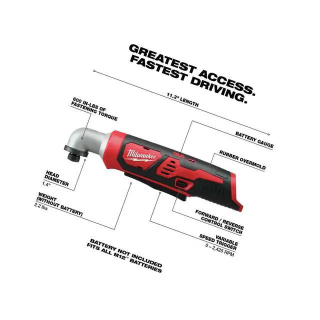 Alt view image 10 of 11 - MILWAUKEE 2467-20 Cordless Impact Driver,Li-Ion,12.0V G0703720