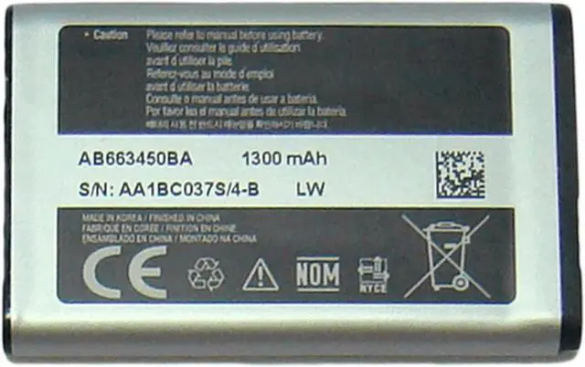 Alt view image 6 of 7 - Genuine Samsung Convoy III 3 SCH-U680 SAMU680BAT AB663450BZ Battery