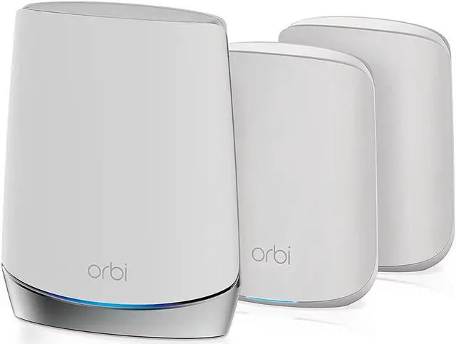 Main image of Netgear Orbi Whole Home Tri-Band Mesh Wifi 6 System (Rbk653) – Router With 2 Satellite Extenders, Coverage Up To 6,000 Square Feet, 40 Devices, Ax3000 (Up To 3Gbps)