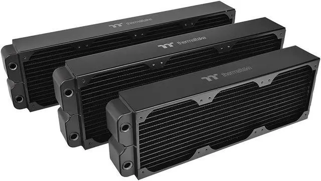 Alt view image 13 of 18 - Thermaltake CL-W192-CU00BL-A 64 mm Pacific CL480 Copper Radiator