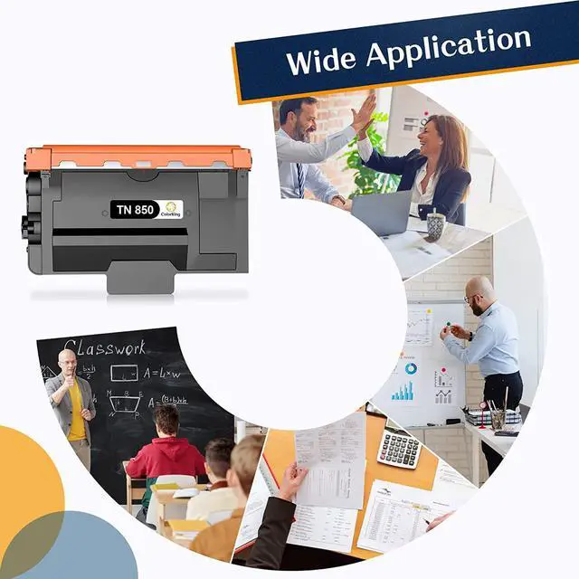 Alt view image 7 of 7 - Compatible Toner Cartridge Replacement For Brother Tn850 Tn 850 Tn-850 Tn820 Tn 820 Tn-820 For Brother Hl-L6200Dw Hll6200Dw Mfc-L5900Dw Mfc-L5700Dw Hl-L5200Dw M..