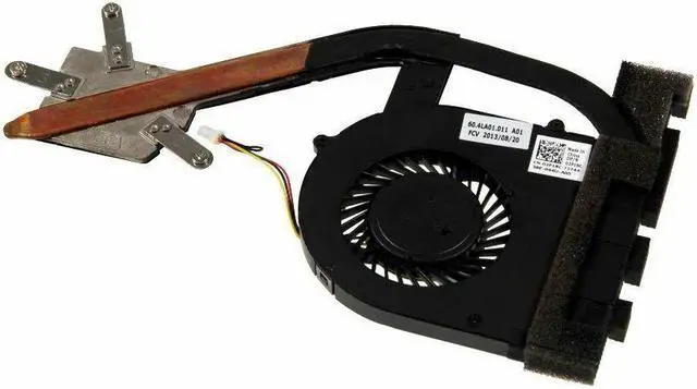 Alt view image 4 of 6 - Dell OEM Latitude 3330 CPU Fan and Heatsink Assembly  2P18C