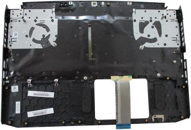 Alt view image 2 of 4 - replacement keyboard for Acer Nitro AN515-44 AN515-55 Palmrest US Backlit  6B.Q7KN2.033 Red Keys