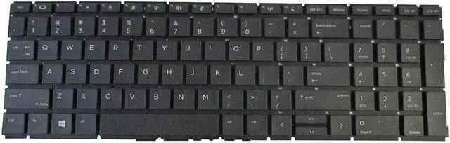 Main image of Non-Backlit Keyboard for HP ProBook 450 G7 455 G7 Laptops