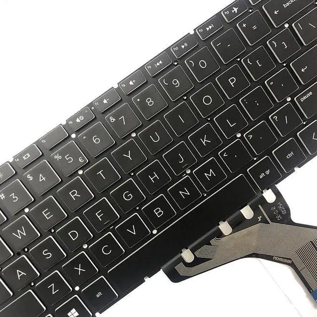 Alt view image 2 of 5 - US Keyboard Black For HP 15-dw0023cl 15-dw0083wm 15-dw0081wm 15-dw0046nr