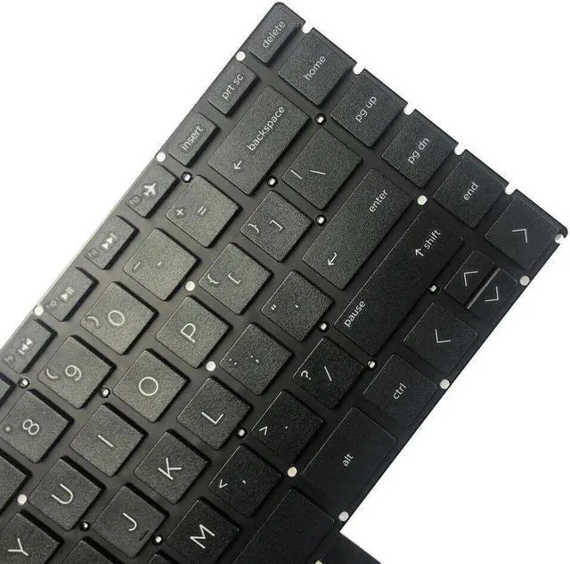 Alt view image 3 of 5 - replacement keyboard for HP 14-df0018wm 14-df0011wm 14-df0053od 14-df0013cl   Black
