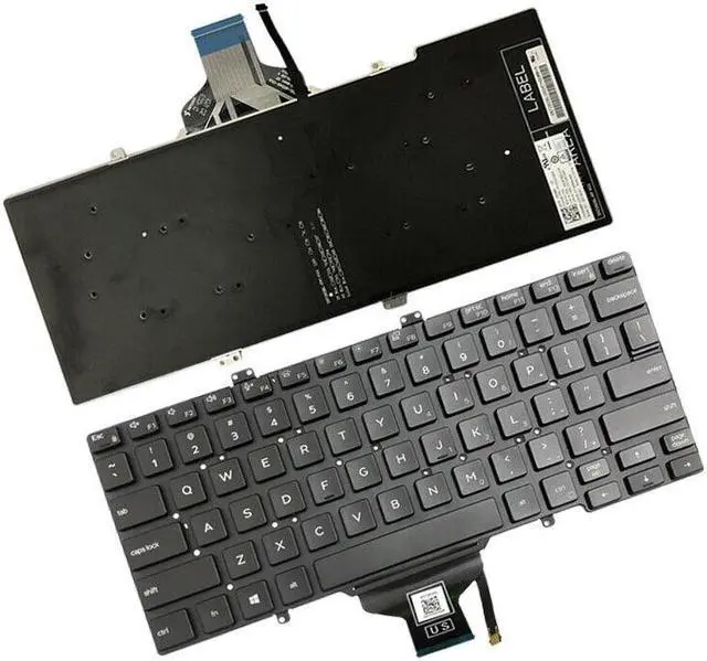 Alt view image 3 of 5 - replacement keyboard for Dell LatituDE 7400 3400 5400 7410 5401 5411  Backlight 0RN86F US