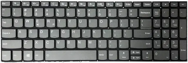 Alt view image 3 of 5 - replacement keyboard for Lenovo Ideapad S340-15IWL S340-15API US with Backlit