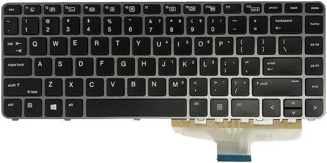 Alt view image 2 of 5 - US  Keyboard Backlit Replace for HP Elitebook Folio 1040 G3 818252-001