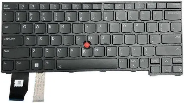 Alt view image 2 of 5 - US Laptop Keyboard With Backlight for Lenovo Thinkpad X13 Gen 2 5N21A21808