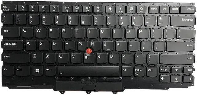 Main image of replacement keyboard for Lenovo ThinkPad X1 Yoga Gen 2nd 3rd 2017 2018 US  with Backlit