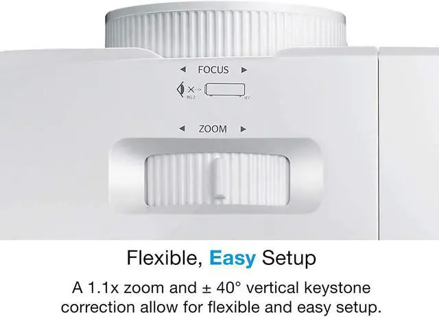 Alt view image 7 of 8 - Optoma EH335 1080p DLP Professional Projector | Bright 3,600 Lumens | Business Presentations & Classrooms | Network Control | Up to 15,000-Hr Lamp Life | Speaker Built in | Portable Size