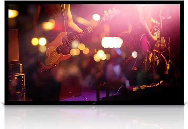 Alt view image 6 of 19 - Pyle PRJTPFL102 100 in. Home Theater Fixed Flat Projection Screen