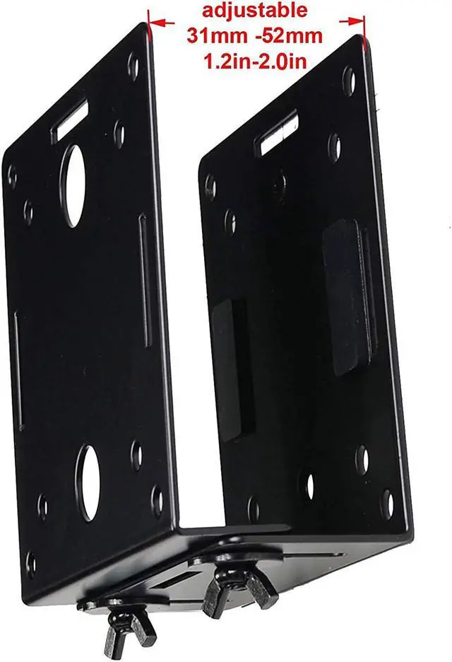 Alt view image 17 of 20 - VideoSecu Small Device Mount for some Blu-ray Disc/DVD Player, DVR, Digital Media Player, TV Cable Box, AV Components, Gaming Console, Modems Holder Shelf 1WM