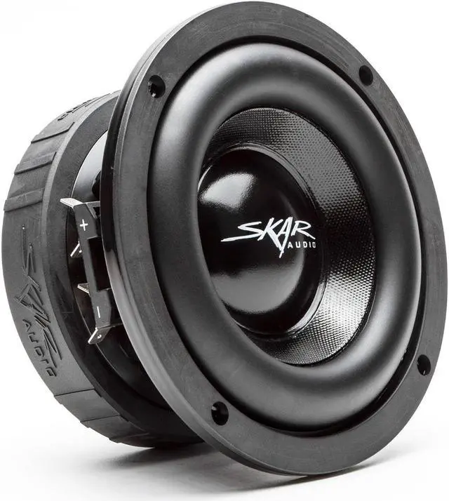 Alt view image 8 of 14 - Skar Audio EVL-65 D4 6.5" 400 Watt Max Power Dual 4 Ohm Car Subwoofer