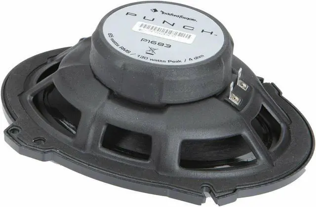 Alt view image 4 of 10 - Rockford Fosgate P1683 Punch Series Coaxial Car Speaker 3 way 6 X 8"