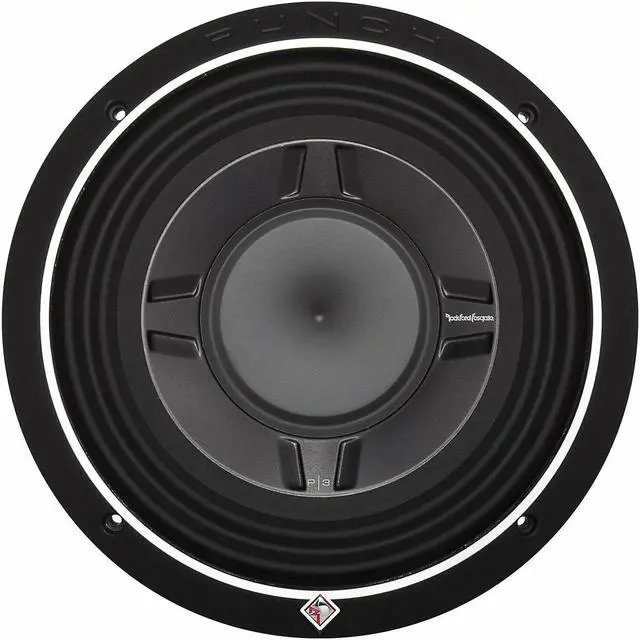 Alt view image 9 of 20 - Rockford Fosgate PS3 8" 300W Car Audio Shallow Mount 4 Ohm DVC Subwoofer P3SD4-8