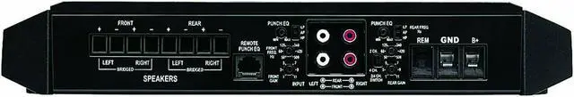 Alt view image 9 of 9 - Rockford Fosgate Power T400-4 400-Watt Multi-Channel Amplifier