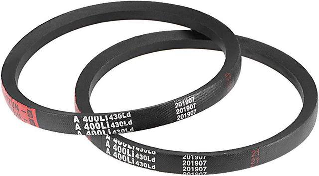 uxcell A16 Drive V-Belt 18 Inches Length Industrial Power Rubber Transmission Belt 