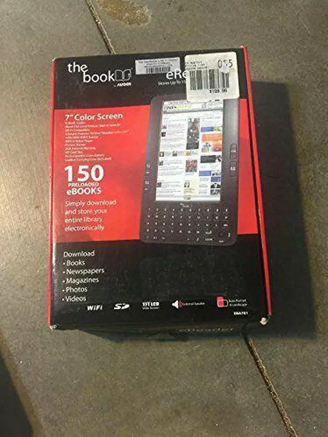 Alt view image 5 of 7 - AUGEN 7 Inch TheBook eReader with Text-to-Speech EBA701