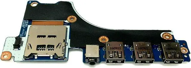 Alt view image 4 of 8 - Dell OEM Precision 7510 Right-side IO Circuit Board  Audio USB Ports 6GDMP