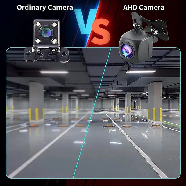 Alt view image 2 of 7 - Hd Backup Camera, Reverse Camera For Car - Waterproof Night Version Cvbs/Ahd Car Backup Camera Auto Rear View Camera For Universal Cars - 170° Wide Angle /720P
