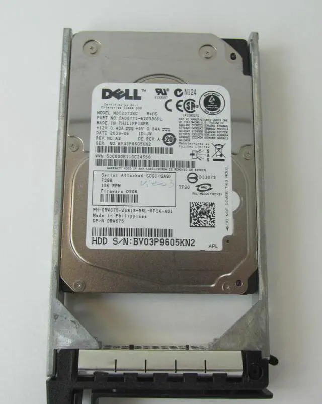 Alt view image 6 of 7 - Dell-IMSourcing RW675 73 GB Hard Drive - 2.5" Internal - SAS (3Gb/s SAS)