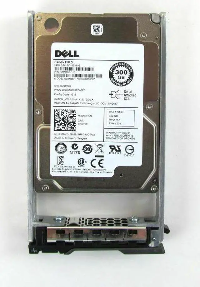 Alt view image 5 of 13 - Dell H8DVC 300GB 15K SAS 2.5" Hard drive