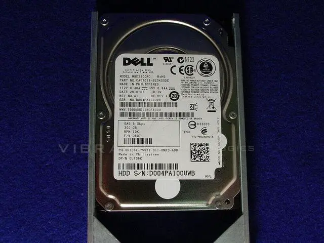 Alt view image 5 of 11 - Dell-IMSourcing U706K DS 300 GB Hard Drive - 2.5" Internal - SAS (6Gb/s SAS)