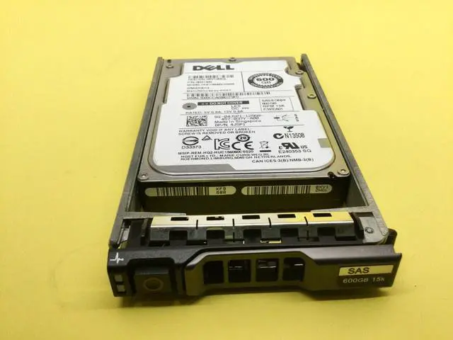 Alt view image 2 of 3 - 4J5P1 DELL 600GB 15K 6Gbps SAS SFF HDD 04J5P1 HUC156060CSS204