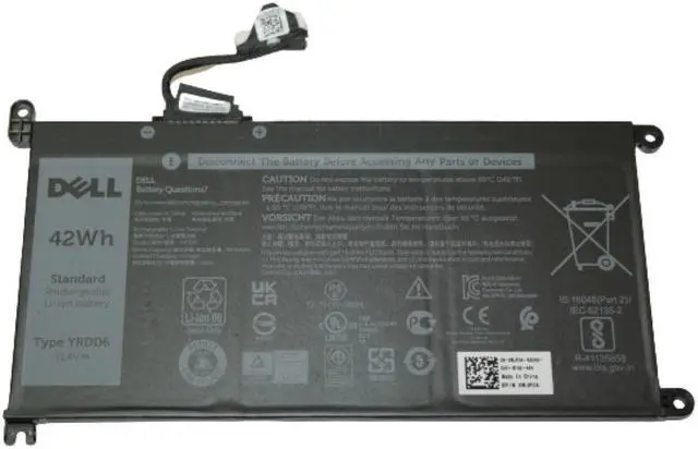 Main image of Genuine Dell Inspiron 15 3501 Laptop Battery 11.4V 42Wh YRDD6 / WJPC4