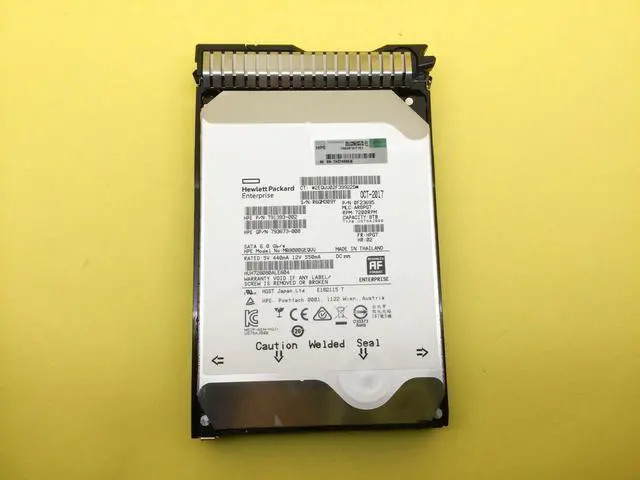 Alt view image 2 of 4 - 826464-b21 HPE 8TB 6G SATA 7.2K 3.5in 512e MDL SC HDD 826553-001