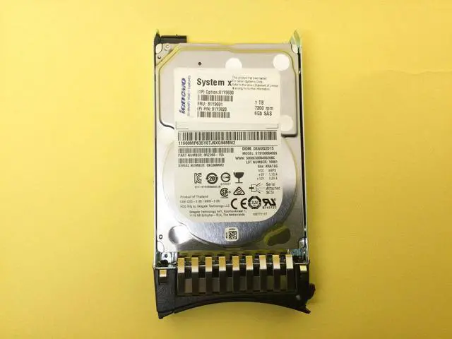 Alt view image 5 of 9 - Lenovo 81Y9690 81Y9690 1 TB Hard Drive - 2.5" Internal - SAS (6Gb/s SAS)