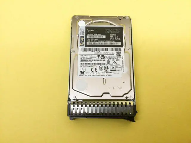 Main image of 00WG665 LENOVO 600GB SAS 15K 12Gb/s 2.5IN G3HS HDD 00WG666 00WG669