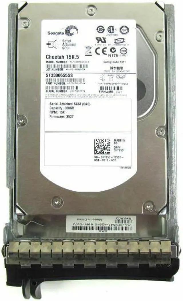 Alt view image 4 of 6 - Dell 300GB 15K SAS 3.5 HT953 F617N YP778 GM251 ST3300655SS 2950 MD3000 MD1000